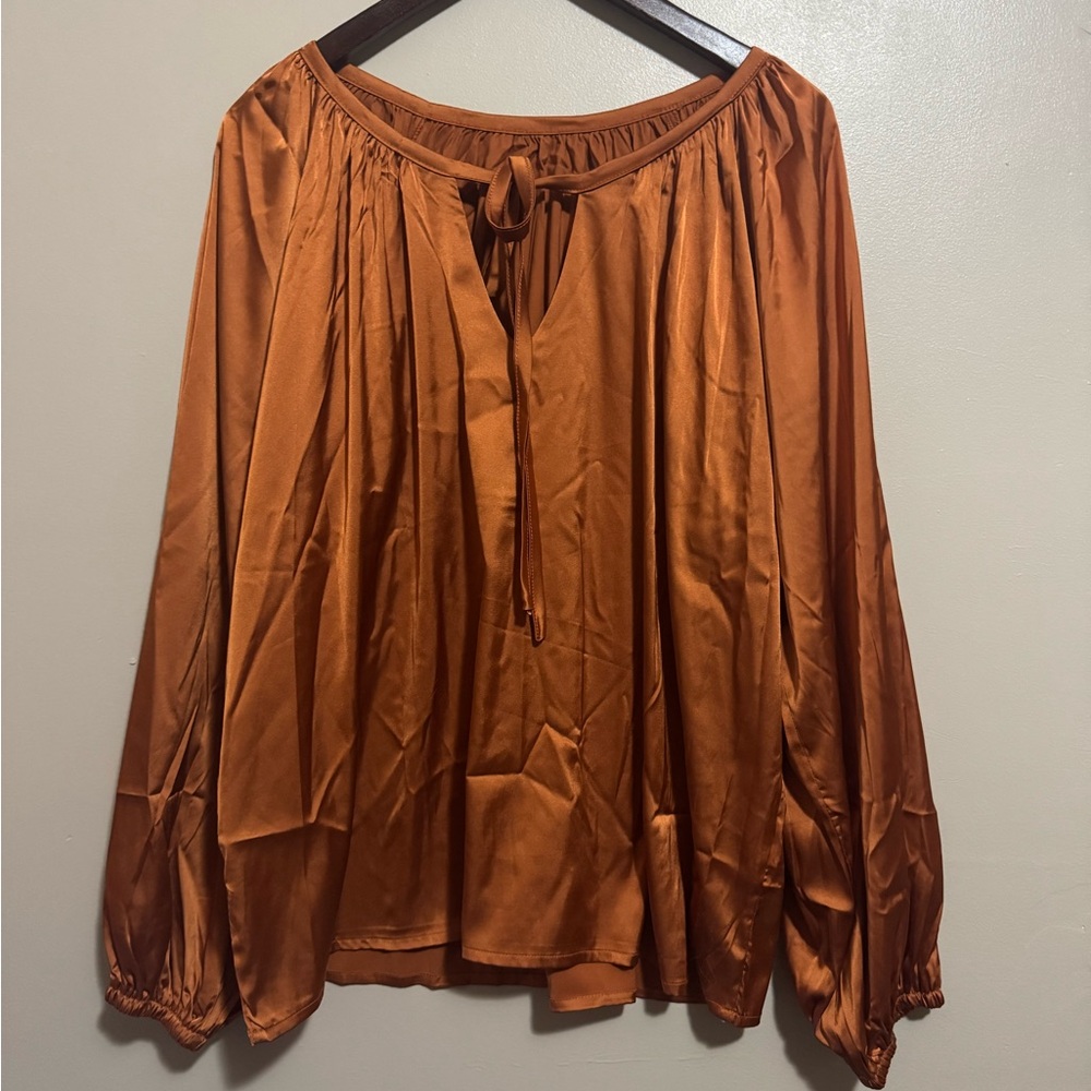 Women's Rust Blouse